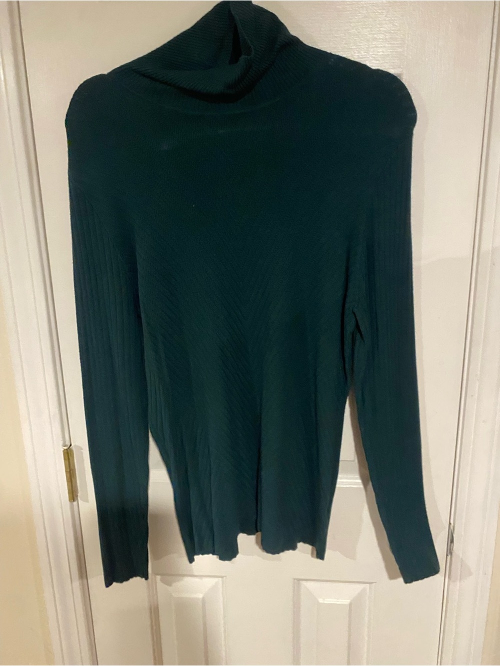Apt. 9 Teal Ribbed Turtleneck Sweater